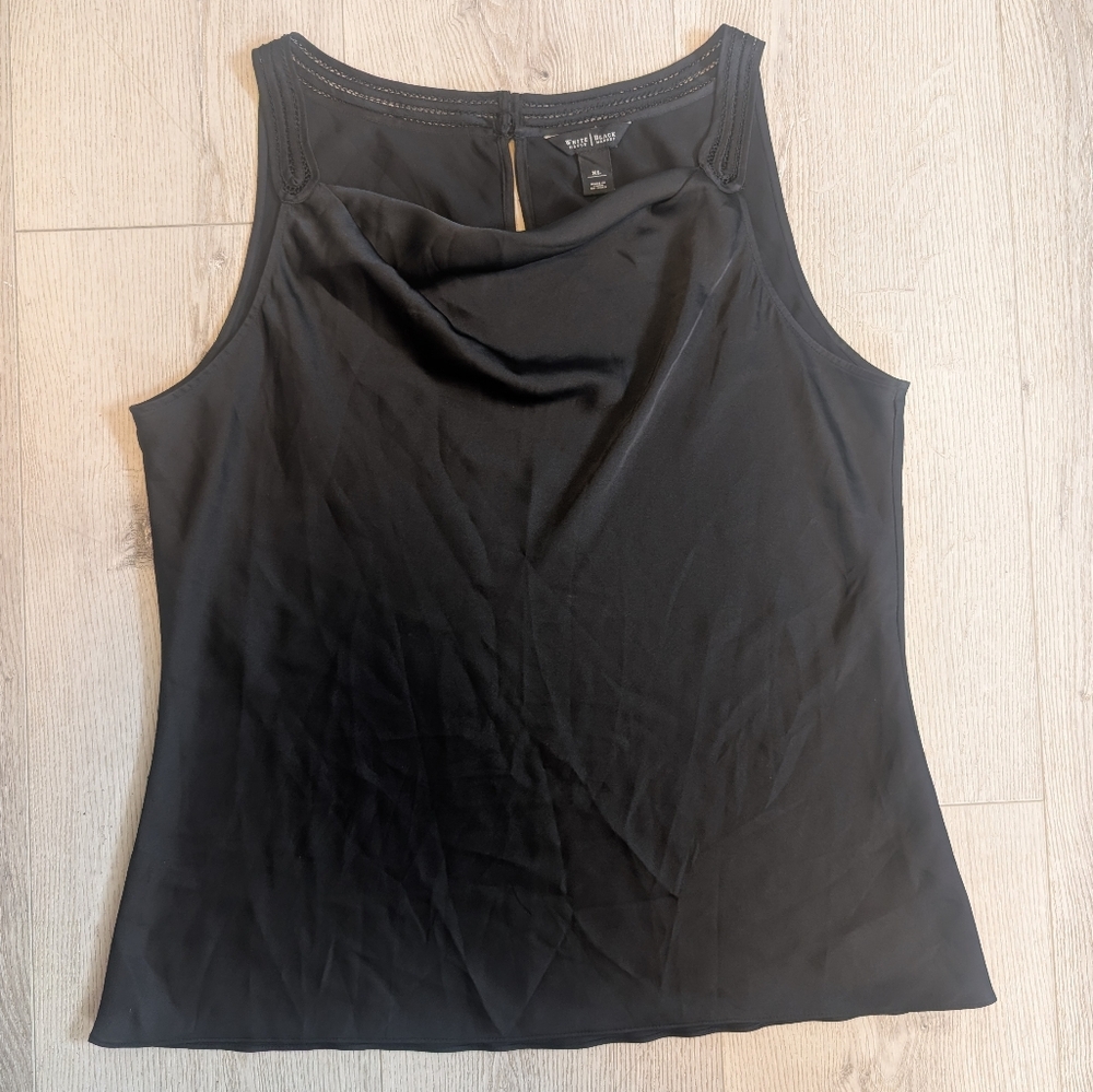White House Black Market Satin Tank Top